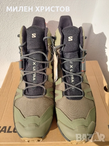 SALOMON X ULTRA MID GTX(Gore-Tex)-Чисто Нови с етикет и кутия-№48(48.5) , снимка 4 - Мъжки боти - 52943183
