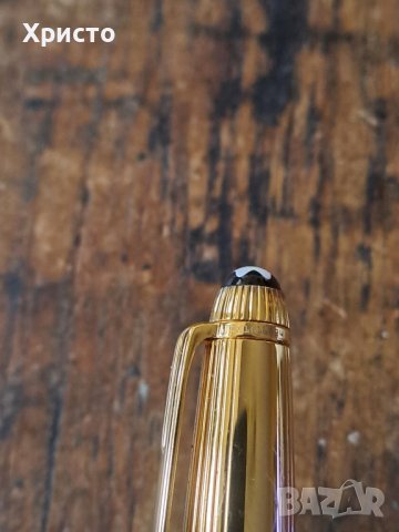 химикалка Montlbanc Meisterstück Solitaire Sol GP-PS позлатена 2930 Mod 164, снимка 9 - Ученически пособия, канцеларски материали - 41085240