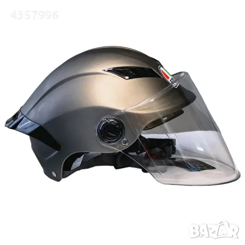  Каска за мотор - PA538 С Визьор и Спойлер - Графит, снимка 2 - Аксесоари и консумативи - 49065467
