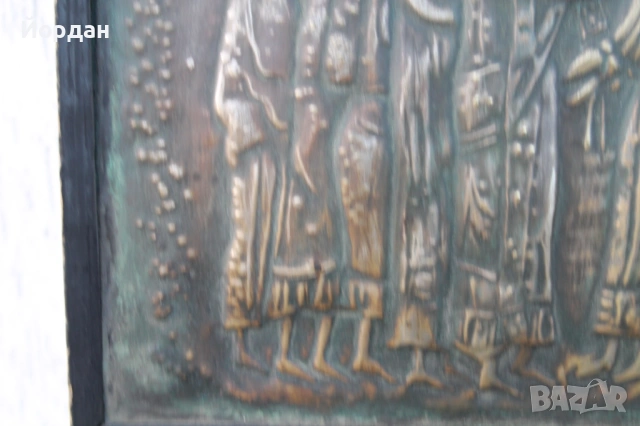 Старо пано  ''Пленяване на император Никифор I Генетик от хан Крум '', снимка 2 - Колекции - 53711005