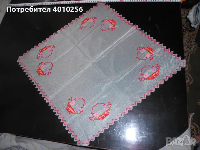 2 БРОЯ АНТИКВАРНИ КАРЕТА БРОДИРАНИ НОВИ, СУПЕР ЕВТИНО!, снимка 3 - Декорация за дома - 48322749