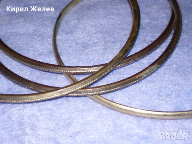 ЧЕТИРИ БРОНЗИРНИ ГРИВНИЧКИ от НЕРЪЖДАЕМА СТОМАНА 37948, снимка 9 - Гривни - 40810826