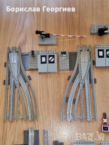 Лего части за комплект 7740 заедно с много релси 1980 г lego, снимка 10 - Конструктори - 42490076