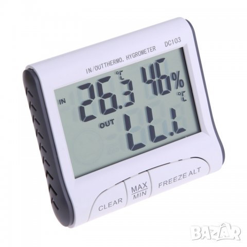 Влагомер-термометър за измерване в помещение и извън него, снимка 5 - Други - 34155727