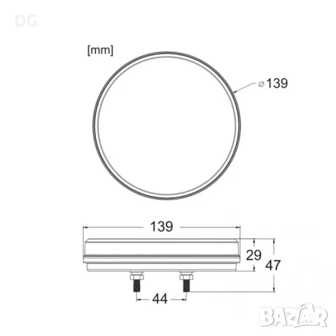 Комплект 2 бр. LED Стопове с "Бягащ" Мигач, с Неонов Ефект - 12V/24V, снимка 11 - Аксесоари и консумативи - 48721365