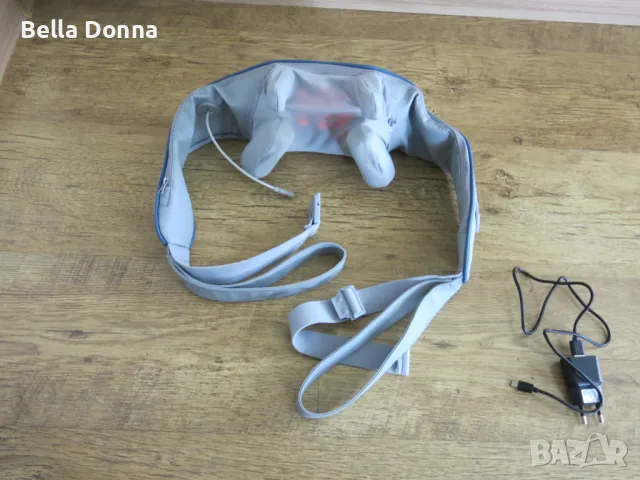 Електрически масажор за рамене и врат с нагряване, безжично USB презареждане