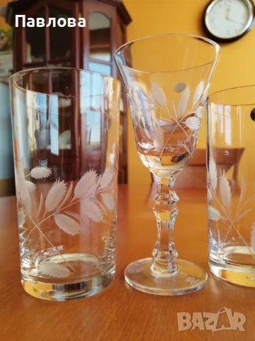 Кристални чаши , снимка 5 - Чаши - 46711853