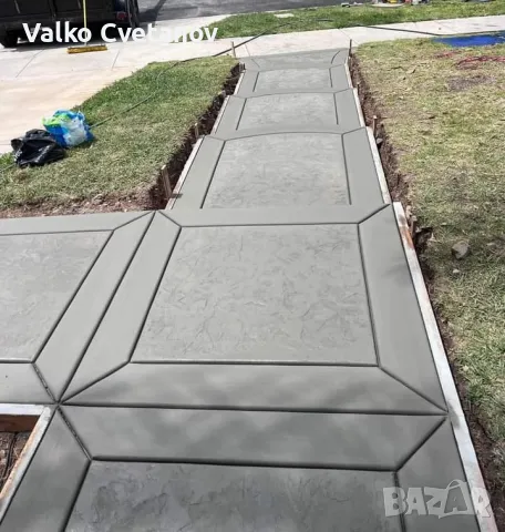 Шлайфан Ресан Щампиван бетон.     , снимка 8 - Други ремонти - 48956131