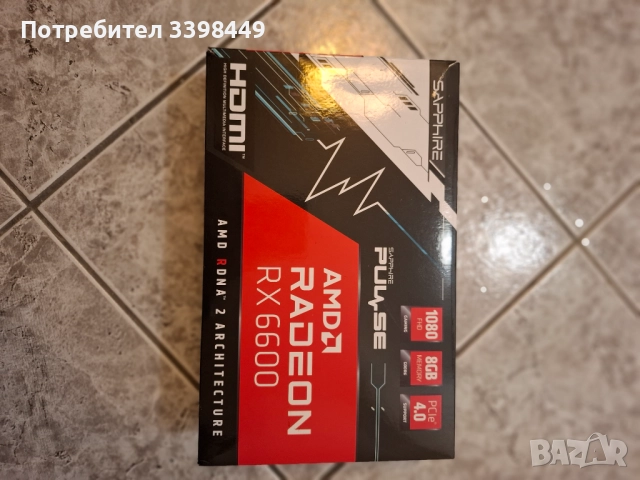 Sapphire Radeon™ RX 6600 PULSE, снимка 2 - Видеокарти - 52513990