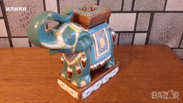 Керамичен слон има забележки , снимка 1