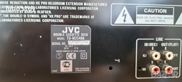  JVC TD-W254BK  Касетен дек 6 мотора – Auto Reverse / Dolby B,C HX Pro /, снимка 7 - Декове - 55737147