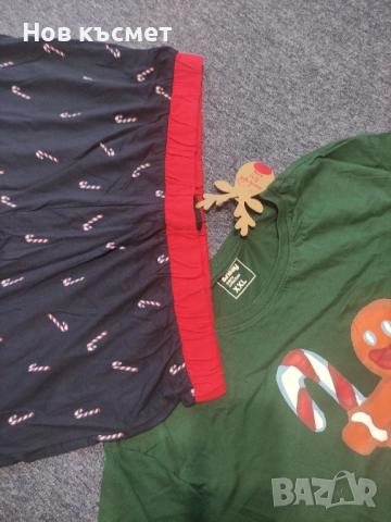 Нова мъжка пижама Sinsay М, L, XXL / Superman/ Grinch/ / Disney/ Коледа, снимка 8 - Тениски - 52033525