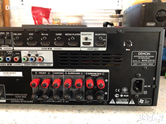 Denon AVR-2313, снимка 14 - Ресийвъри, усилватели, смесителни пултове - 42734094