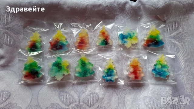 Бюджетни глицеринови сапунчета с аромат на Коледа, снимка 13 - Декорация за дома - 52716687