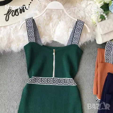 Рипс рокля - цветове - , снимка 3 - Рокли - 48940937