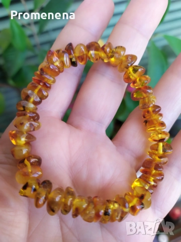 Балтийски кехлибар, снимка 10 - Гривни - 47201757