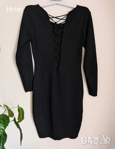 Ефектна удобна рокля плетиво, снимка 3 - Рокли - 53180838