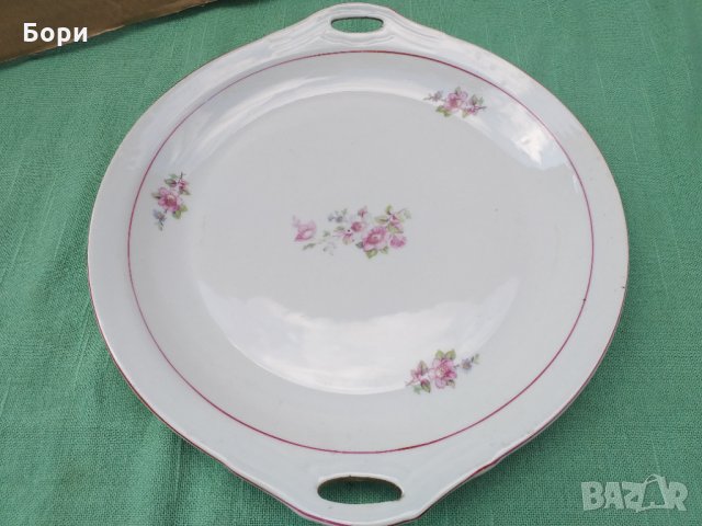 Български порцелан плато, снимка 5 - Чинии - 34572080