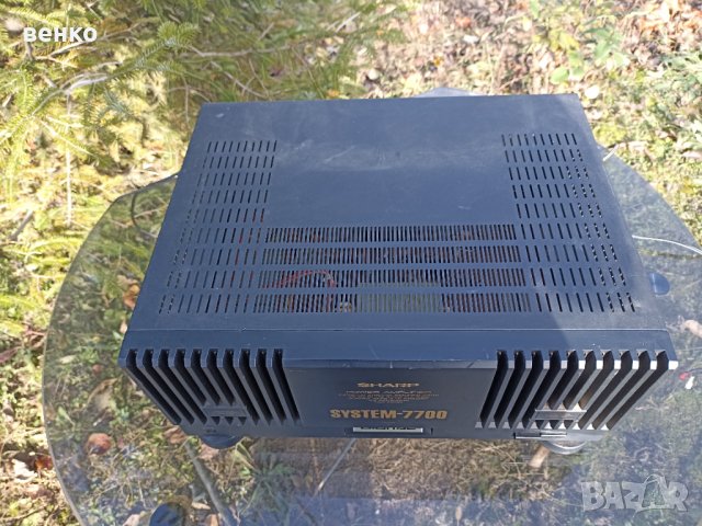 Крайно стъпало SHARP 7700 в идеално състояние 2×120w при 8ома товар  			