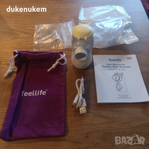 Преносим инхалатор, Mesh небулизатор за деца и възрастни, снимка 8 - Медицинска апаратура - 53096106