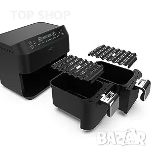 Еър фраер, Фритюрник с горещ въздух MAXXMEE Двойна кошница 7,6 литра, снимка 6 - Фритюрници - 49105960