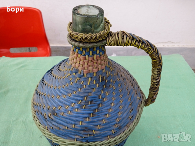 Стара дамаджана 5 литра, снимка 2 - Буркани, бутилки и капачки - 36268540