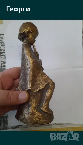 Красива статуетка, снимка 3 - Антикварни и старинни предмети - 50125114