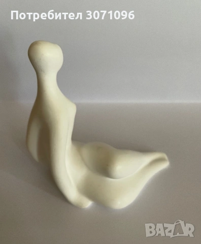Гипсова соц фигурка, снимка 3 - Антикварни и старинни предмети - 53775260