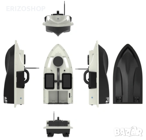 Лодка за захранка D 19 с батерия 12000 mah!Пълен комплект!, снимка 3 - Стръв и захранки - 53429199