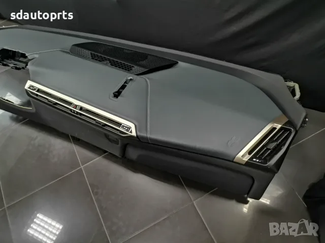 НОВО Сиво Арматурно Табло BMW IX I20 Кожа БМВ ИХ И20, снимка 7 - Части - 49098146
