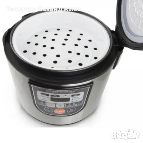 Мултикукър Esperanza EKG011, 860W, 5 литра, 11 Програми, Инокс, 2 ГОДИНИ ГАРАНЦИЯ, снимка 7 - Мултикукъри - 48121241