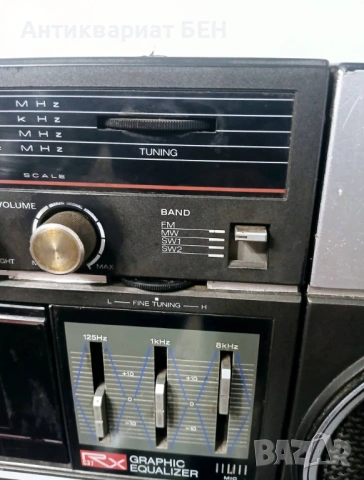 📻 Vintage Boombox – National RX-C37 – Japan – Graphic Equalizer 💯 , снимка 11 - Антикварни и старинни предмети - 53751030