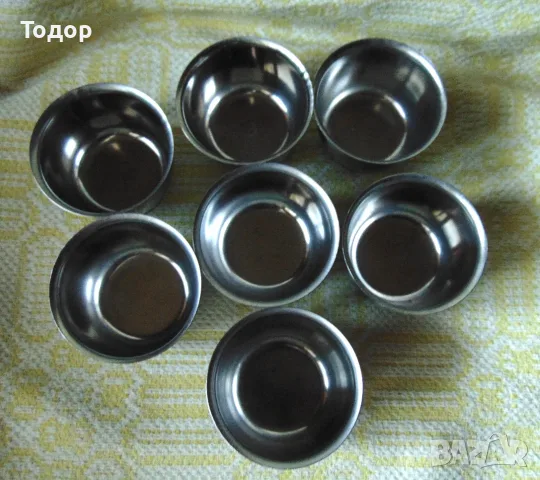 Шоли за крем карамел със столче, снимка 2 - Чаши - 56362889