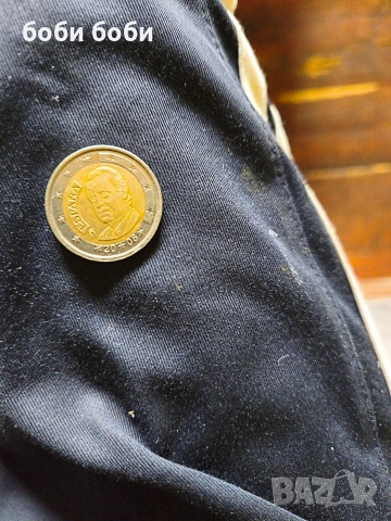 немско 2 евро от 2004 и испанско 2 евро от 2008 и 1 евро от Италия 2002, снимка 3 - Нумизматика и бонистика - 53474819