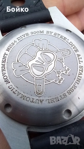 Steeldive GMT Seiko NH34, снимка 5 - Мъжки - 53696616