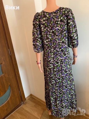 Дълга рокля на цветя, снимка 9 - Рокли - 40465046