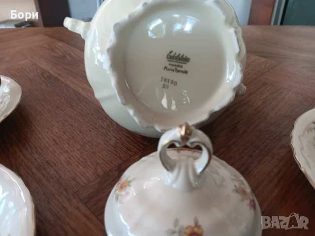 Порцелан Bavaria Edelstein Maria Theresia, снимка 7 - Сервизи - 51407241