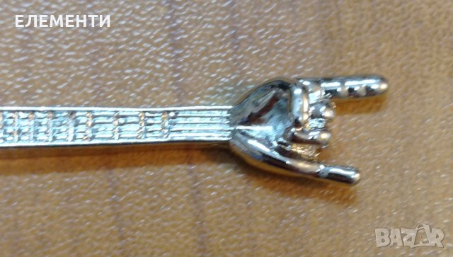 Метален Елемент - КИТАРА, снимка 3 - Колиета, медальони, синджири - 35690129