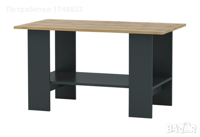 Модулна система " ВИВА" за дневна антрацит/дъб вотан, снимка 10 - Секции и витрини - 42373742