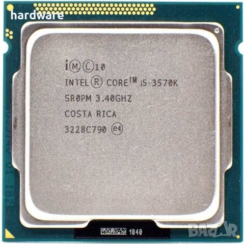десктоп процесор intel i5 3570k socket сокет 1155 , снимка 1
