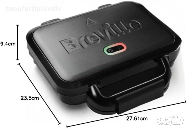 Тостер за сандвичи Breville, снимка 8 - Тостери - 52254225