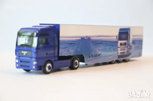 HERPA H0 1/87 MAN TGA КАМИОН МОДЕЛ TIR, снимка 2 - Колекции - 50400929