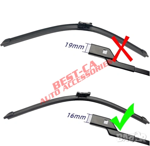 Комплект чистачки за предно стъкло 65+48 cm. подходящи за Volkswagen T-Roc (2017-2023), снимка 4 - Аксесоари и консумативи - 53823859