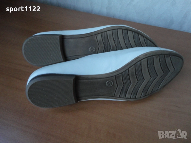 N38,5 Fortini/естествена кожа/дамски балерини, снимка 5 - Дамски ежедневни обувки - 51748747