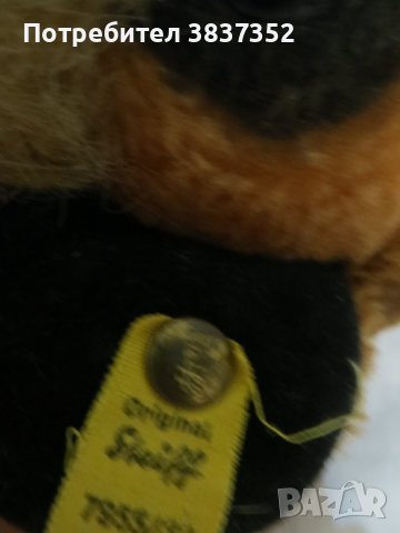 Винтидж плюшена играчка Бобър original steiff, снимка 3 - Колекции - 42158950