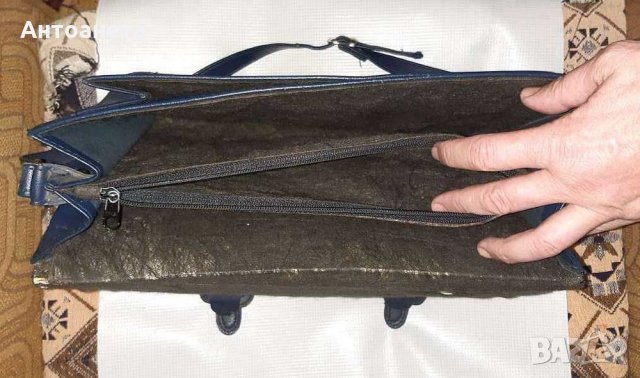Стара/ретро кожена чанта 3, снимка 2 - Други ценни предмети - 18967318