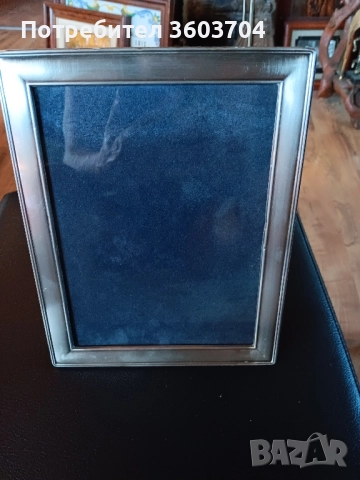 сребърна рамка за снимки, снимка 3 - Антикварни и старинни предмети - 51474086