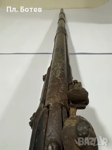 Стара кремъчна пушка, снимка 6 - Антикварни и старинни предмети - 48358925