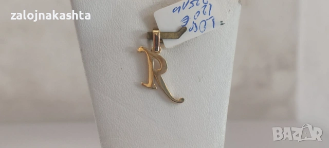 Нова Златна буква Я-1,00гр/14кр, снимка 2 - Колиета, медальони, синджири - 53811561