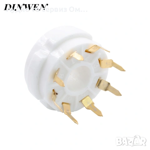 Цокъл за радиолампа 8pin, снимка 5 - Аудиосистеми - 53808141